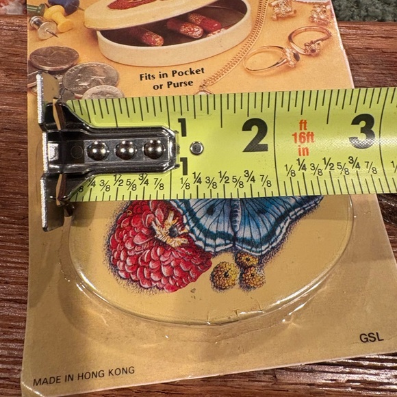 Vintage pill, Vitamins, Stamps BUTTERFLY TREASURE TIN NEW UNUSED - Picture 6 of 6